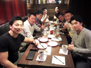 「たんぱく質補給会」という名の交流会。