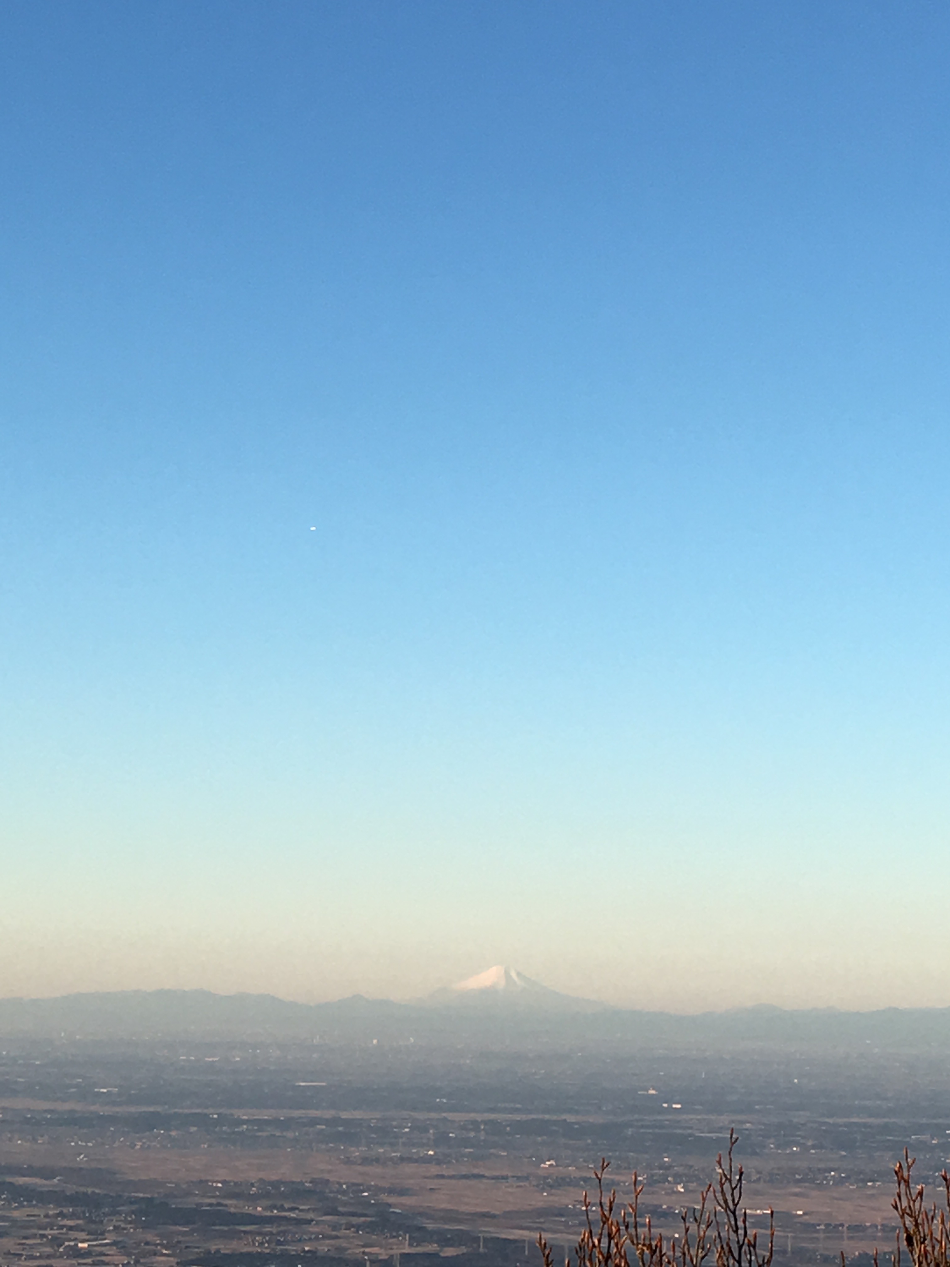 筑波山　富士山