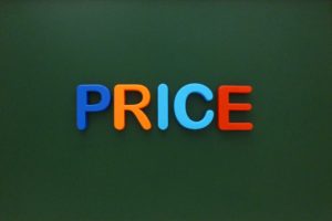 料金改定のお知らせ。